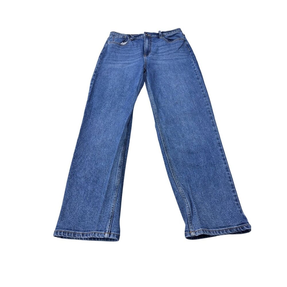 Fashion Nova Womens Wide Leg Jeans Size 13 Blue Denim